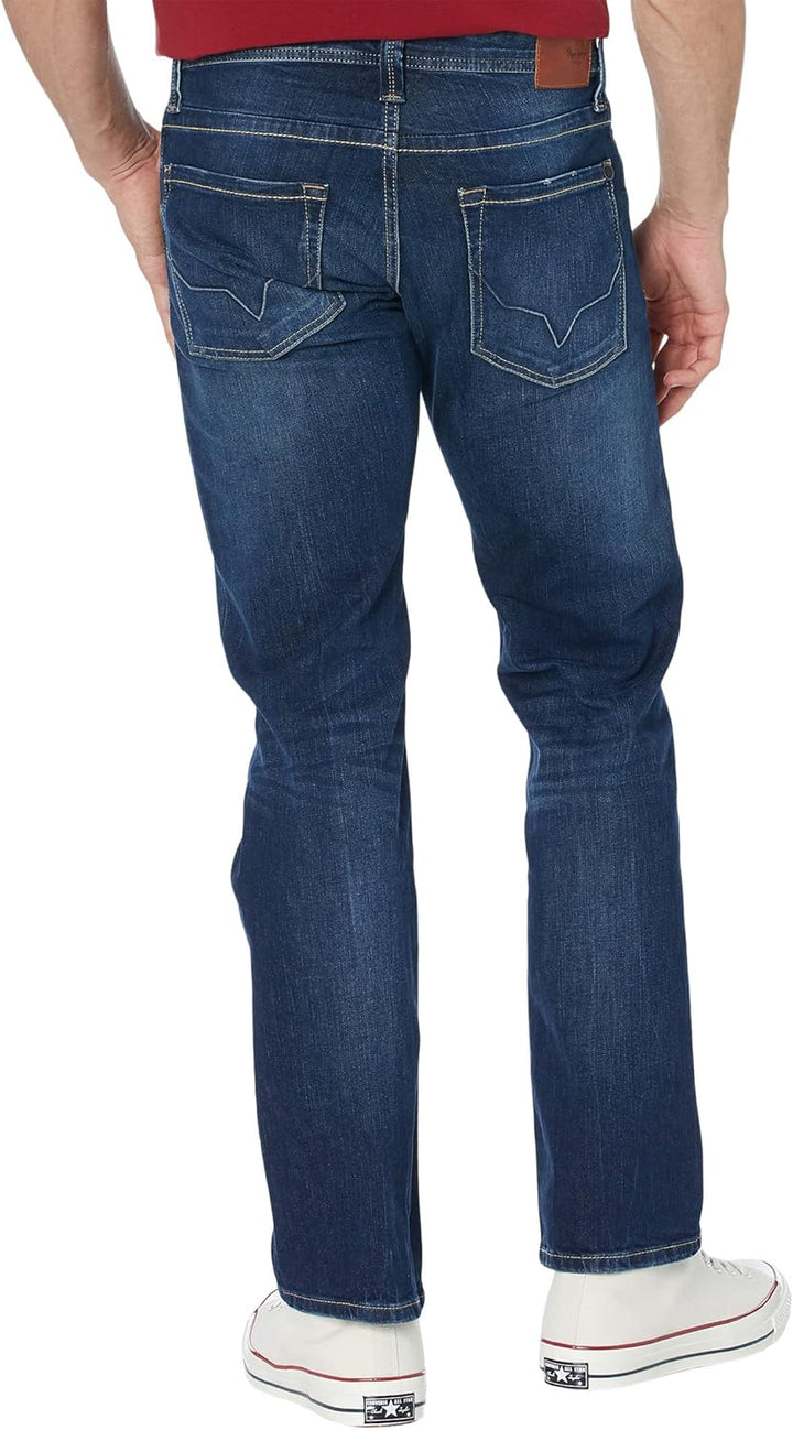 Pepe Jeans Herren Jeans Kingston Zip 30W / 34L Blue (Denim-z45), 30W / 34L Blue (Denim-z45)