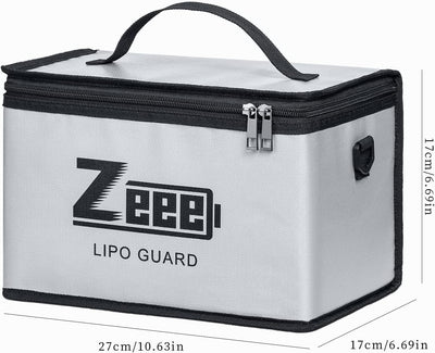 Zeee Lipo Safe Bag, Feuerfeste Lipo Bag mit grosser Kapazität zur Aufbewahrung und zum Schutz der Ba