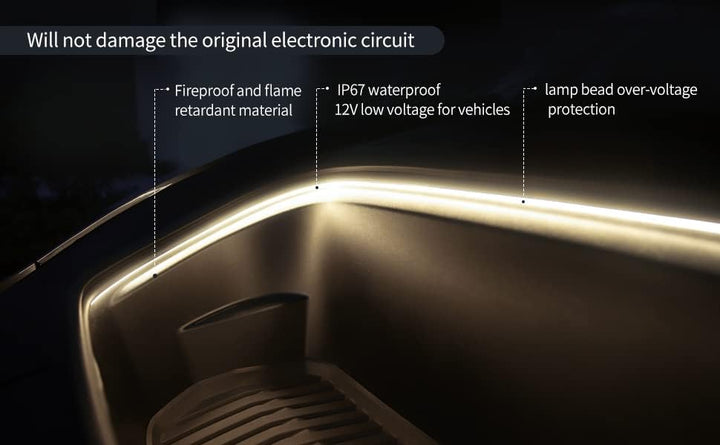 SL Elements Tesla Model 3 LED Light Strip Frunk Zubehör-Beleuchtung Ambiente