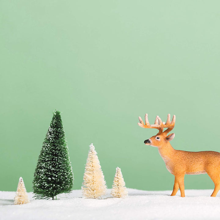 9 Stück Mini Tannenbaum,Künstlicher Weihnachtsbaum Miniatur,Mini Weihnachtsbaum Künstlicher,Weihnach