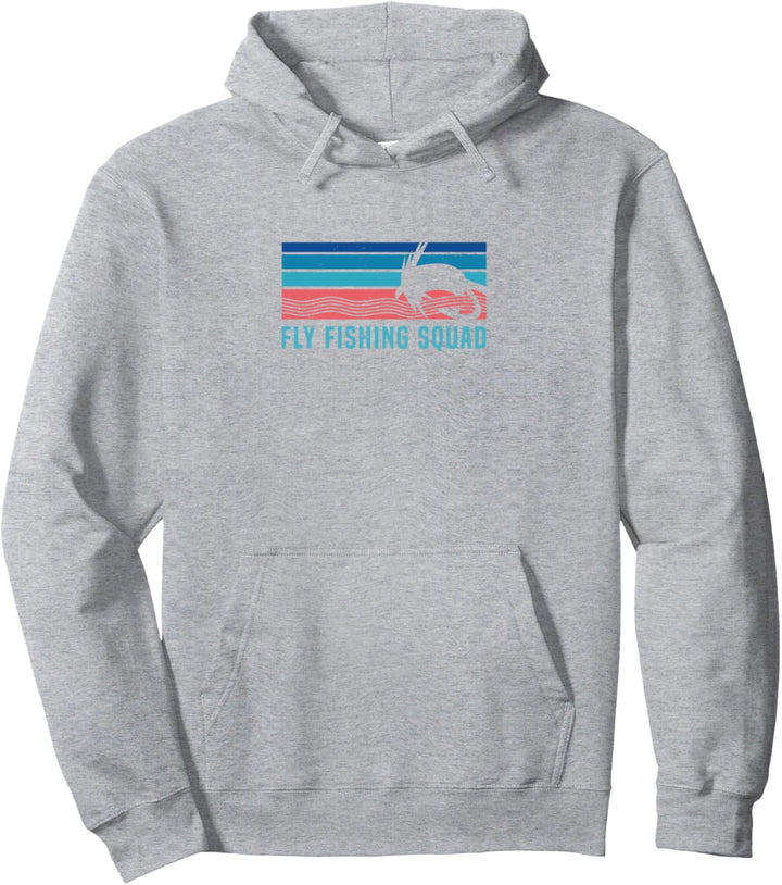 Fly Fishing Squad Team Angler Fischer Pullover Hoodie