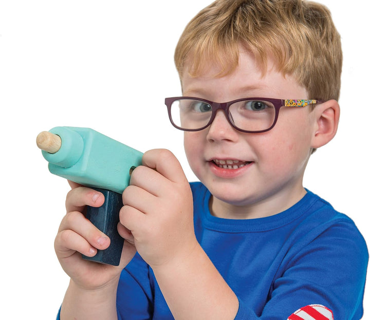 Le Toy Van Holzwerkzeug-Set mit Schraubendreher und Handbohrmaschine