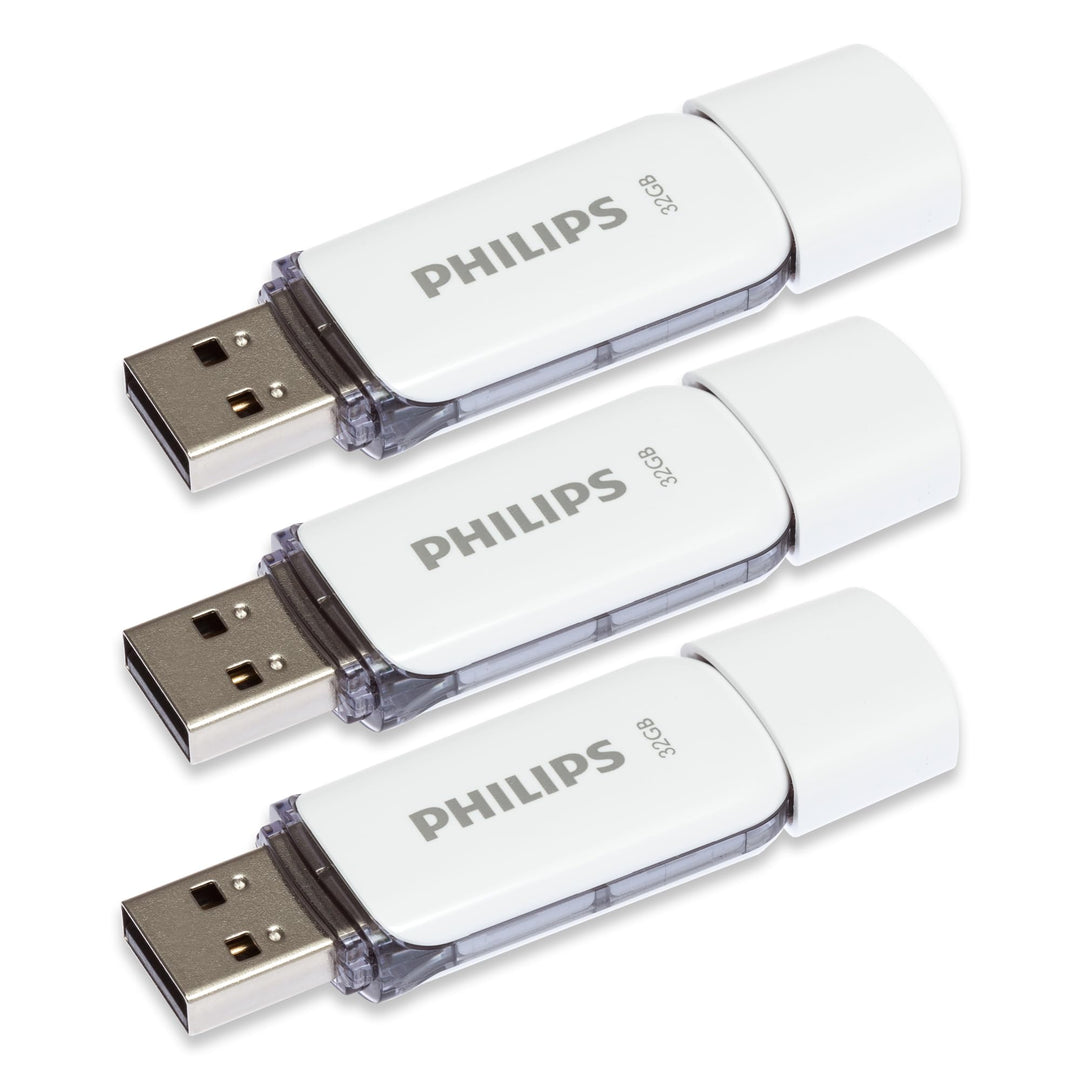 Philips Snow Edition 2.0 USB-Flash-Laufwerk USB-Stick 3X 32GB für PC, Laptop, Computer Data Storage,
