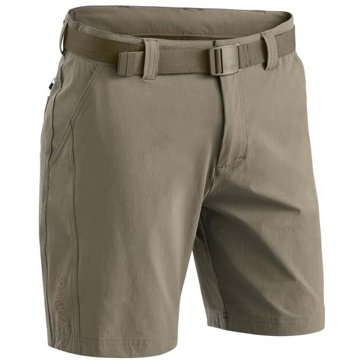 Maier Sports Herren Wanderhose Nil Short M, kurze Outdoor-Hose mit Gürtel, 5 Taschen bieten viel Sta