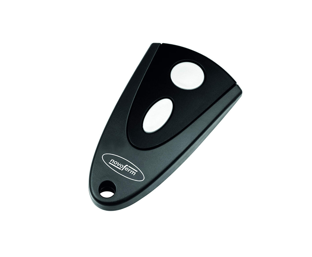 Novoferm Handsender Novotron 502 (Frequenz 433 MHz, 2-Kanal Sender, KeeLoq Wechselcode, für Garagent