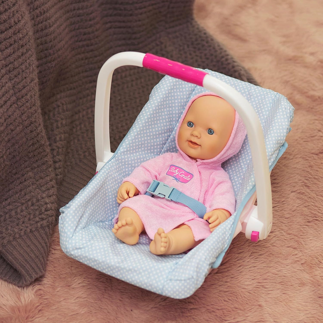 Theo Klein 1669 Baby Coralie Puppen-Trage | Für bis zu 45 cm grosse Puppen | Masse: 42 cm x 31 cm x