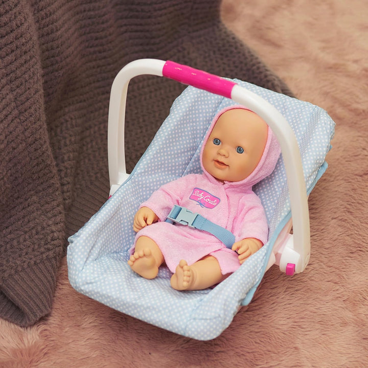 Theo Klein 1669 Baby Coralie Puppen-Trage | Für bis zu 45 cm grosse Puppen | Masse: 42 cm x 31 cm x