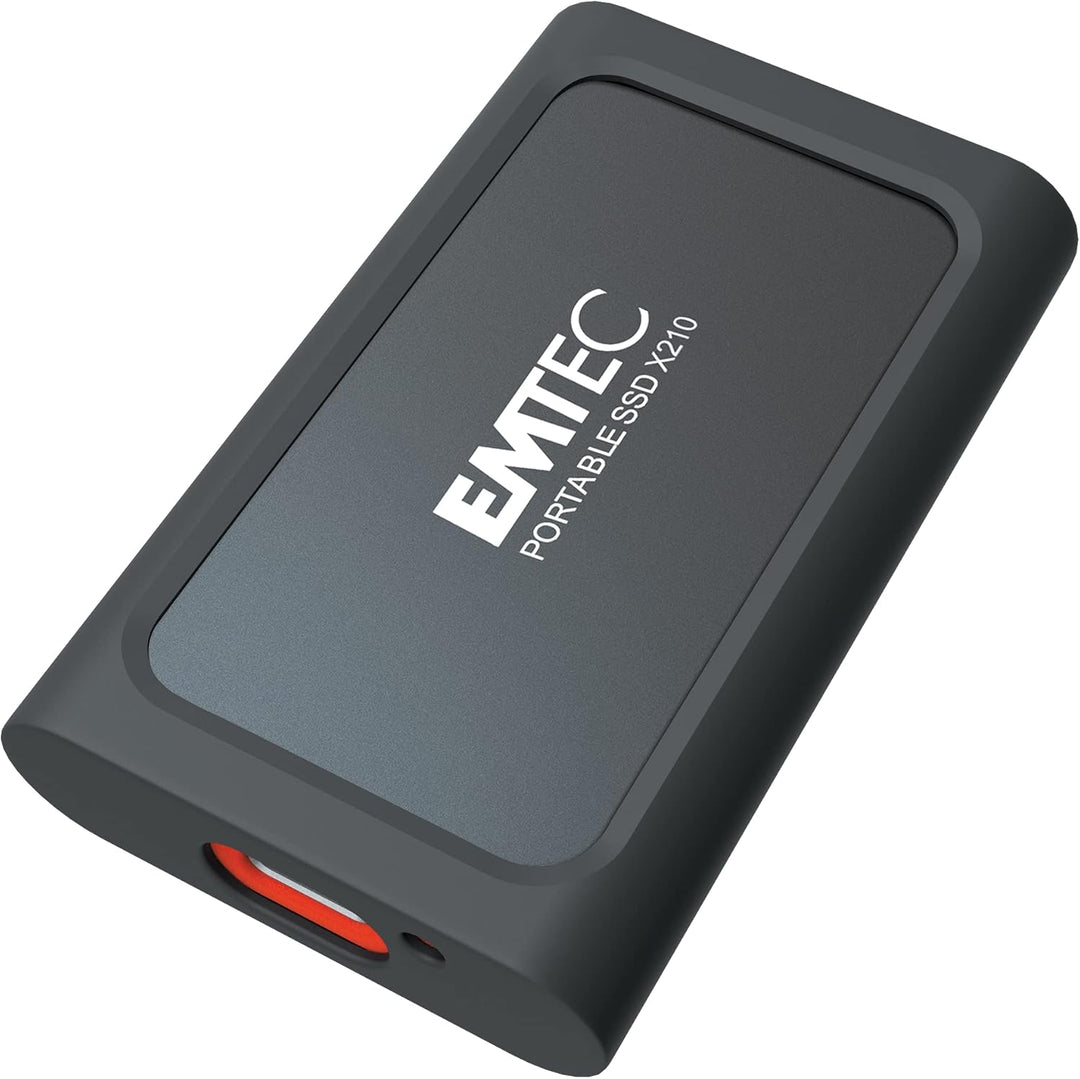 Emtec ECSSD2TX210 Externe SSD X210 Elite 2TB USB-C 3.2 – 3D NAND Flash Technologie – USB-C 3.2 Gen2
