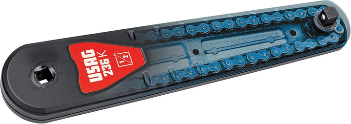 USAG U02360700 Kettenverlängerung für 1/2 Stecknüsse, schwarz Steckschlüsseln 1/2, Steckschlüsseln 1