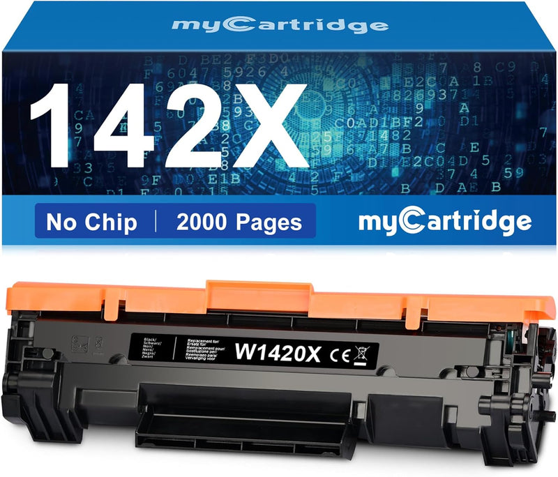 MYCARTRIDGE 142X W1420X Toner (Ohne Chip) Kompatibler für HP 142A 142X Ersatz für HP Laserjet MFP M1