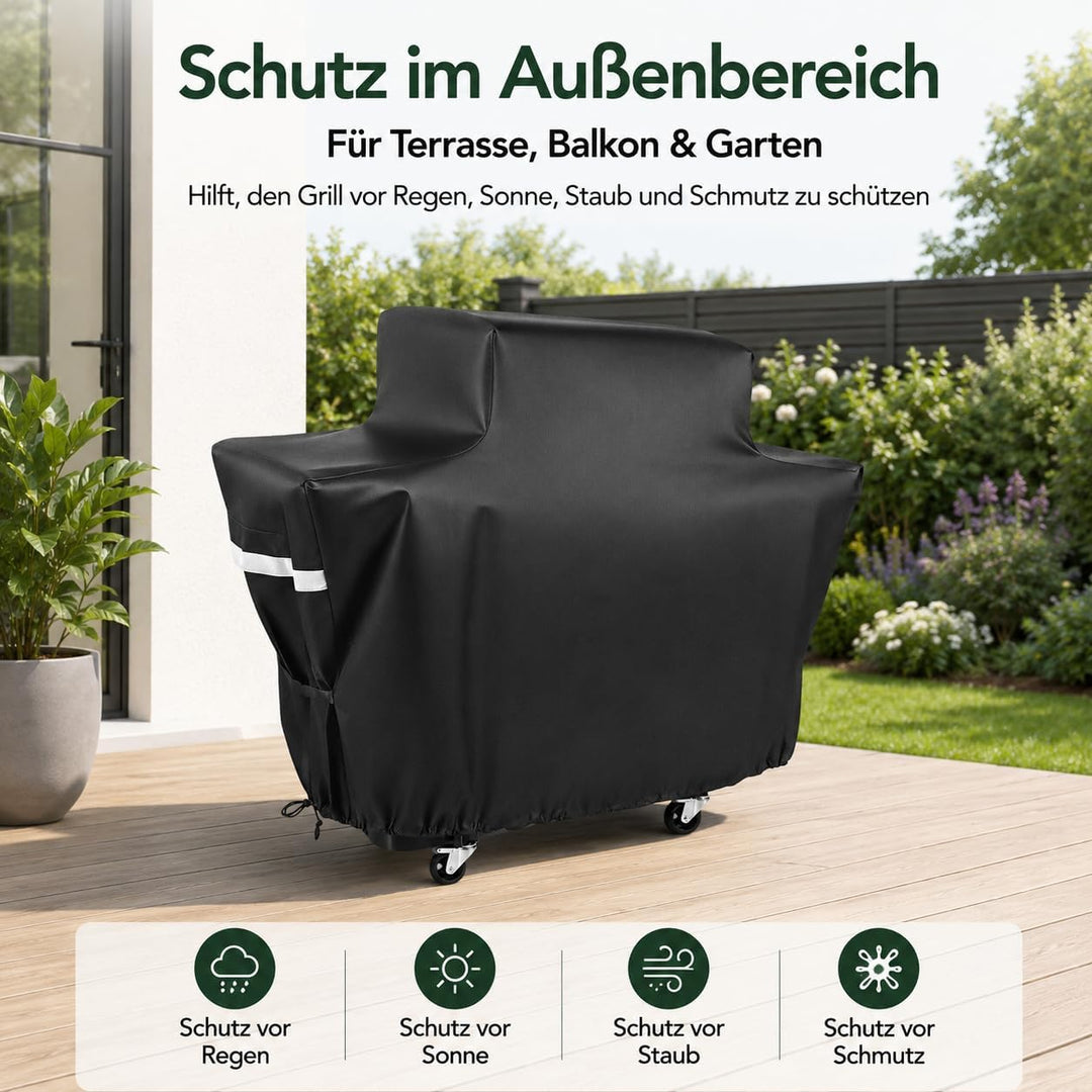 100 x 119 x 64 cm Grillabdeckung für Enders Monroe PRO 3 SIK/4 SIK mit Kocher (ab 2020), Boston 4 IK