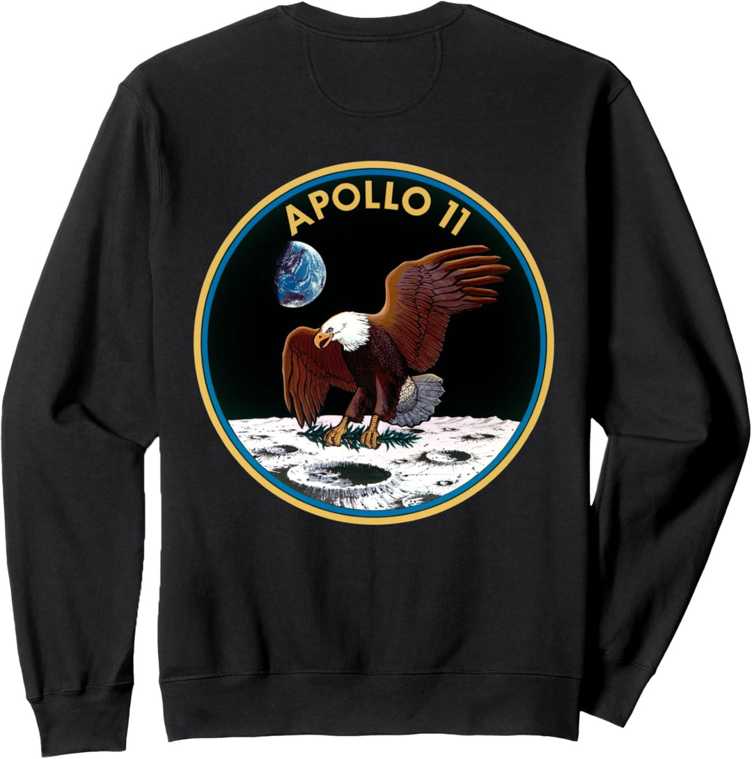 Apollo 11 Front and Back Design NASA Moon Program Sweatshirt