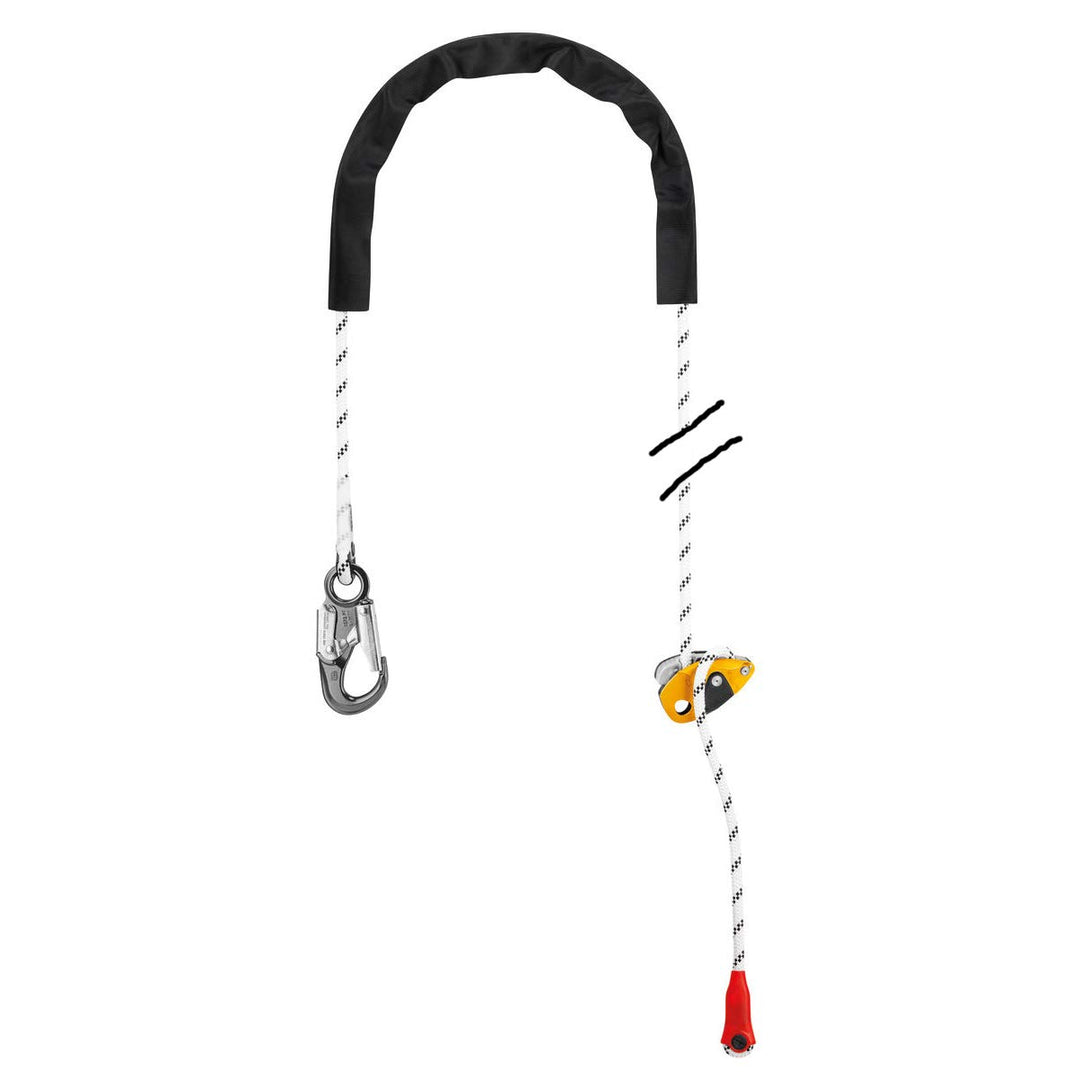 PETZL Unisex – Erwachsene Grillon Hook Internationale Version Zubehör Für Klettern, Weiss Gelb, Uni