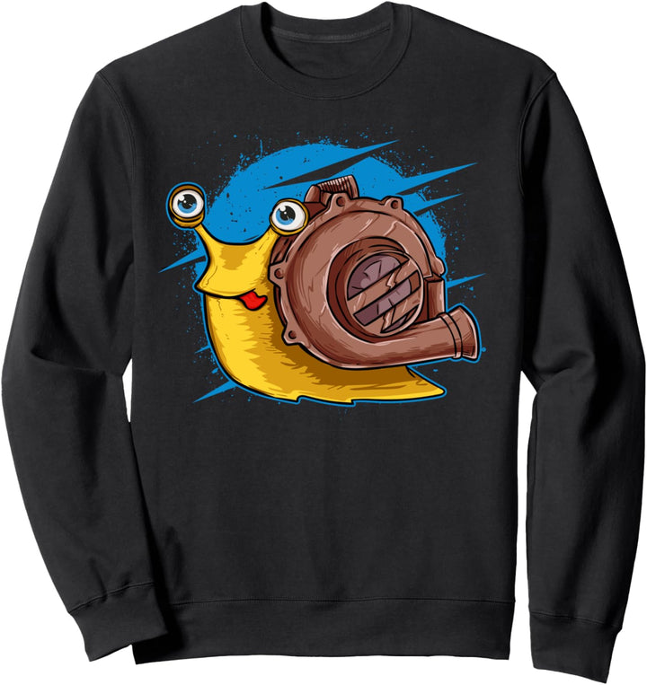 Turbo Snail Funny Boost Car Engine Steam Punk Style Gift Sweatshirt