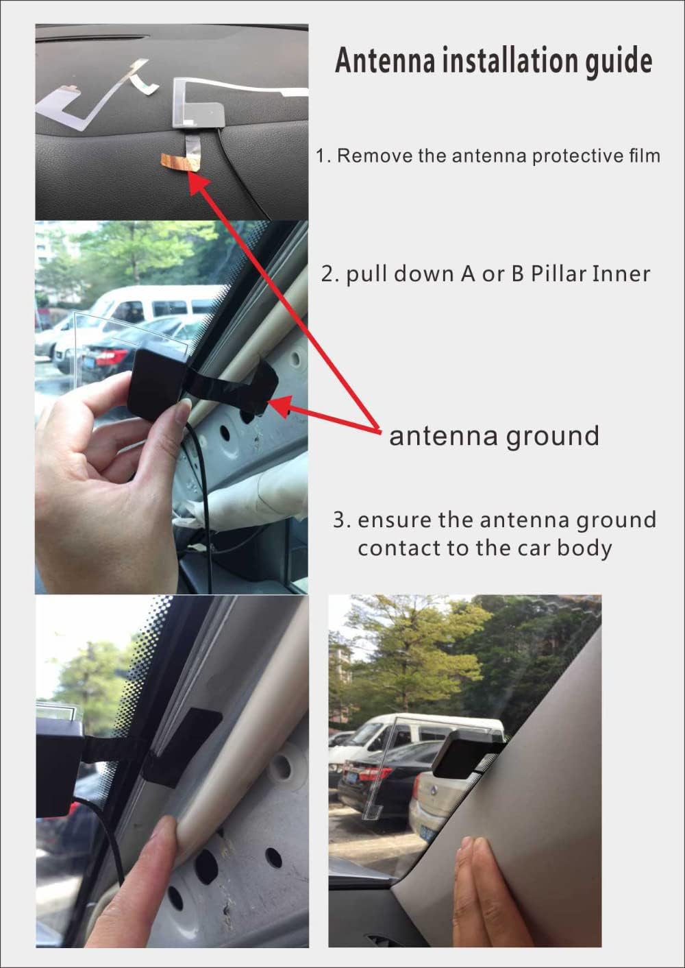 DollaTek DAB Radio Receiver In Auto Antenne Digital DAB+ Adapter Tuner Box Audio USB Amplified Loop