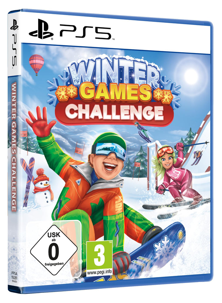 Winter Games Challenge - 8 Sportarten - Snowboard, Alpin, Riesenslalom, Skispringen, Curling, Rennro