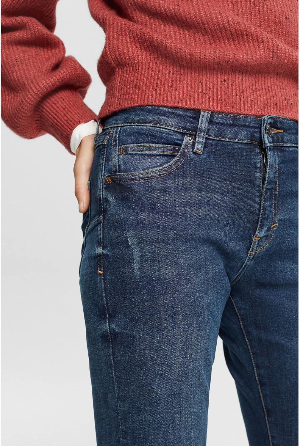 ESPRIT Damen Jeans 25W / 32L 901/Blue Dark Wash, 25W / 32L 901/Blue Dark Wash