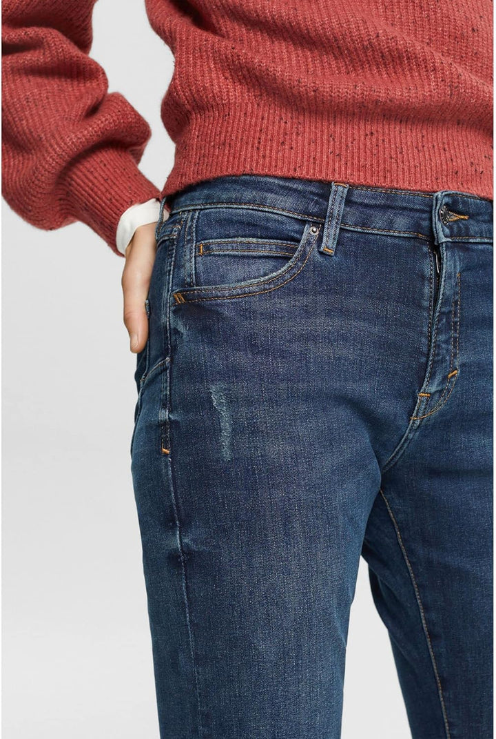 ESPRIT Damen Jeans 25W / 32L 901/Blue Dark Wash, 25W / 32L 901/Blue Dark Wash