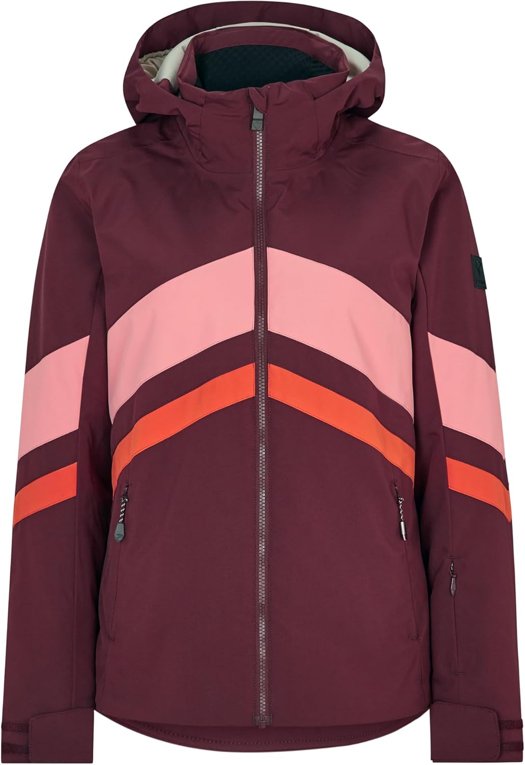 Ziener Damen Telia Ski-Jacke/Winter-Jacke | warm, atmungsaktiv, wasserdicht (1er Pack) 36 velvet red