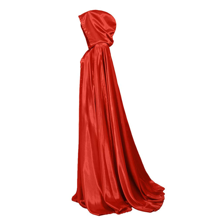GRACEART Damen Cape Umhang Mit Kapuze Mittelalter Mantel Lang Halloween kostüm Für Hochzeit Braut Ab