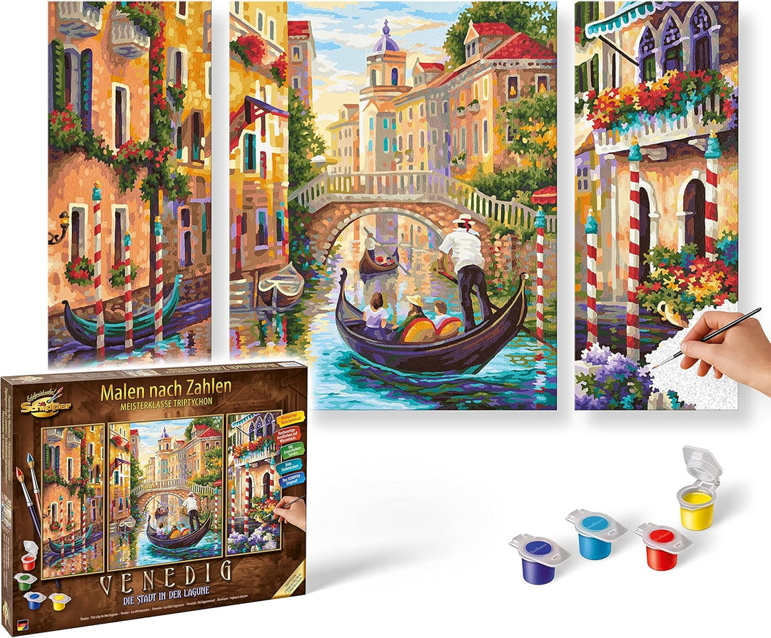 Schipper 609260736 Malen nach Zahlen - Venedig, die Stadt in der Lagune - Bilder malen für Erwachsen