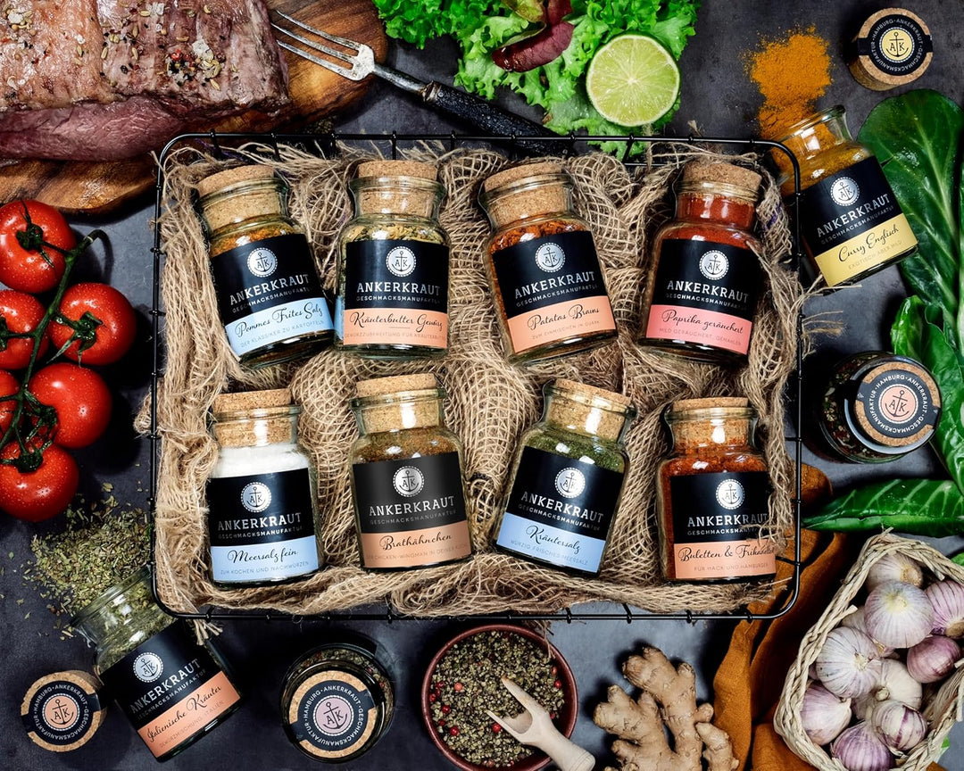 Ankerkraut Gewürze Set mit 12 Gewürzen: Best of Ankerkraut 1, leckere Zutaten für vielfältigen Gesch