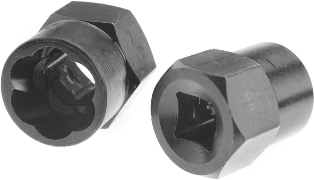 Create idea 3/8 Zoll Antieb-Steckschlüssel, 9 bis 19 mm Stehbolzenausdreher für beschädigte Mutter,