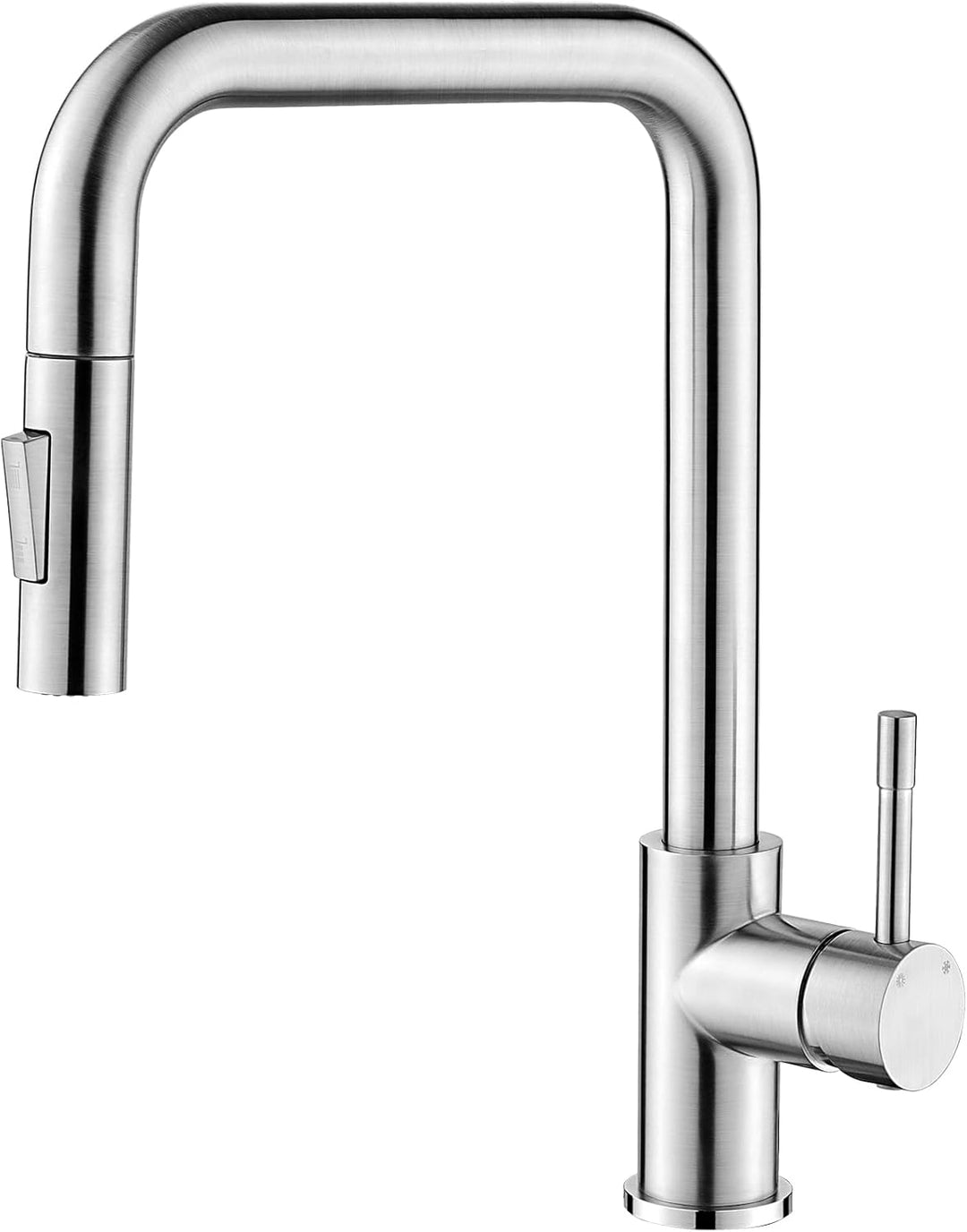 CECIPA Wasserhahn Küche, Küchenarmatur mit Brause Ausziehbar, Mischbatterie Küche mit 2 Strahlarten,