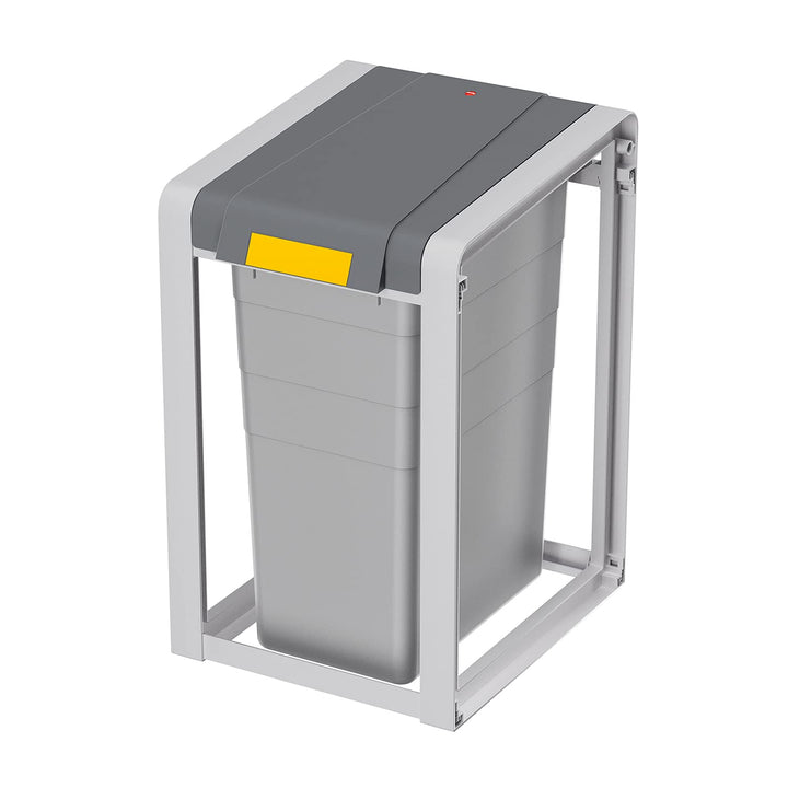 Hailo ProfiLine Öko XL Mülltrennsystem (Basiseinheit, 38 Liter, robustes Gestell, aus Kunststoff, he