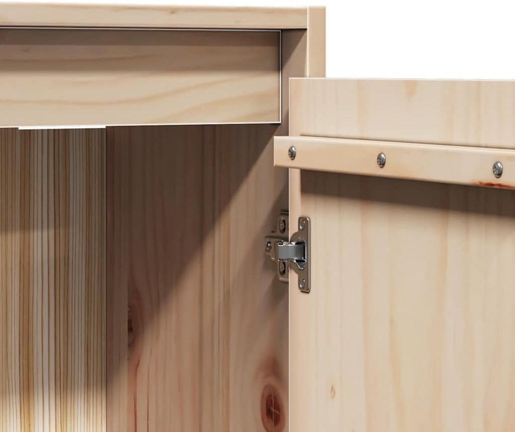vidaXL Massivholz Kiefer Wandschrank Hängeschrank TV Schrank Fernsehschrank Lowboard Fernsehtisch Re