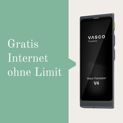 Vasco Translator V4 Sprachübersetzer | Übersetzungsgerät | Übersetzt lebenslang gratis | 108 Sprache