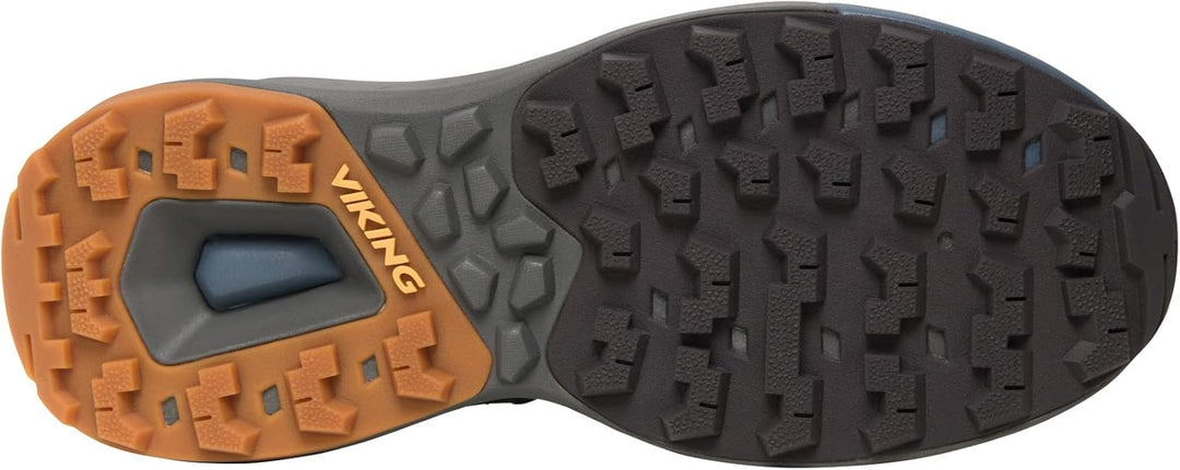 Viking Cerra Hike Mid Gtx M Walking Shoe Unisex 43 EU Weit Grey Denim, 43 EU Weit Grey Denim