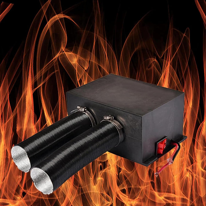 TOTMOX 12V 400W Auto-Heizung Auto-Heizung mit 2 Luftauslässen und 2 metallischen Auto-Entfrostungssc