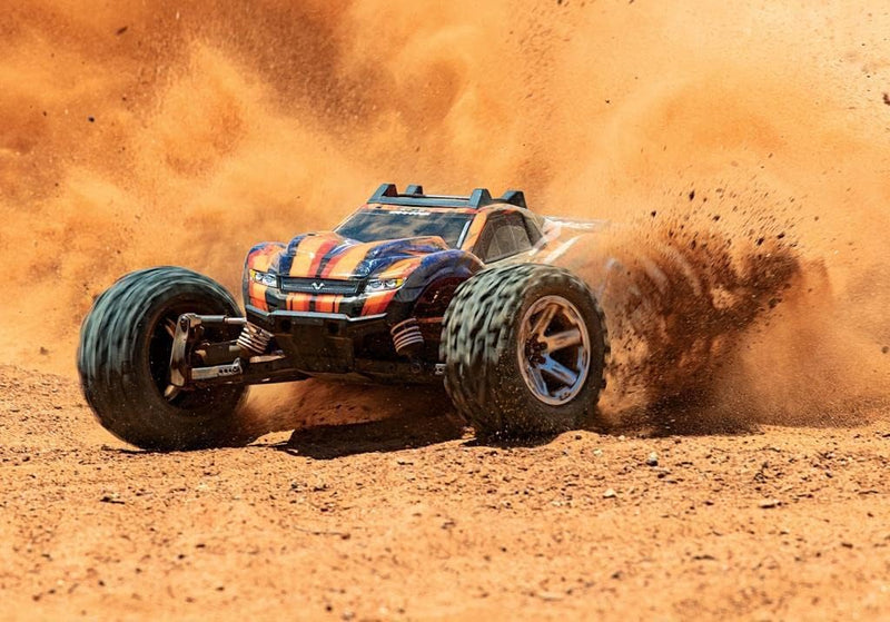 TRAXXAS RUSTLER 4X4 VXL ORANGE RTR OHNE AKKU/LADER 1/10 4WD Stadium Truck BRUSHLESS