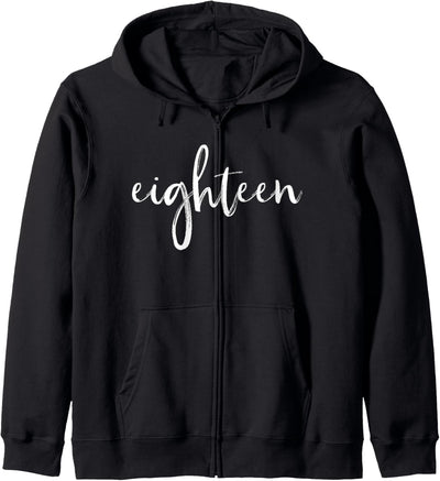 18. Geburtstag Junge Mädchen 18 Jahre 2006 Lustig Geschenk Kapuzenjacke