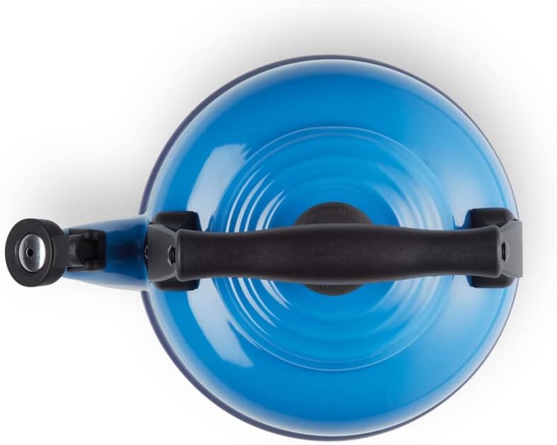 Le Creuset Wasserkessel Tradition, Füllmenge: 2,1 l, Emaillierter Stahl, Azure, 40102022200000, Azur