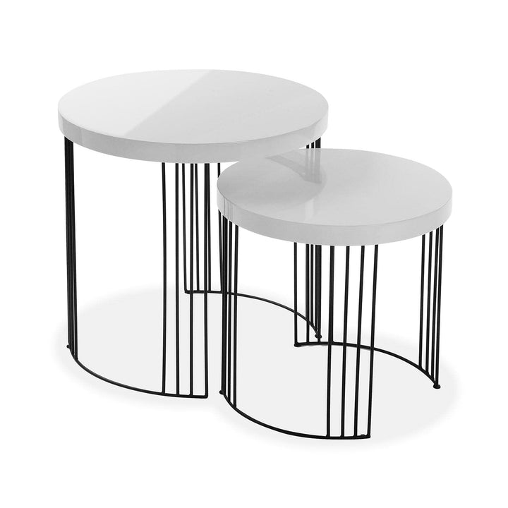 Versa Kansas Beistelltisch für das Wohnzimmer, Schlafzimmer oder die Küche. Moderner, niedriger Tisc