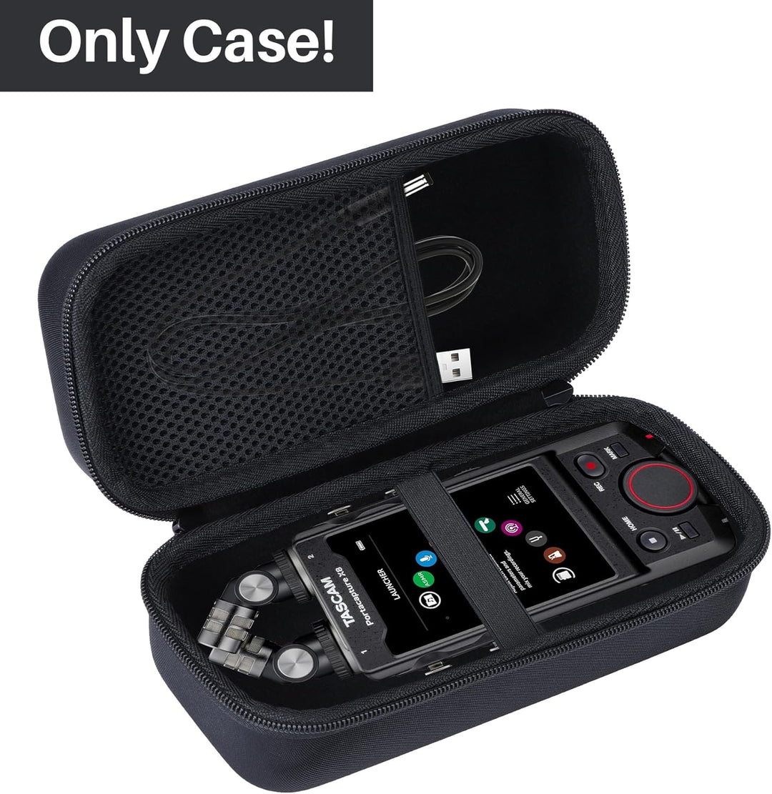 Hart Schutz Hülle Etui Tasche für Tascam Portacapture X8 Portabler Spur High Resolution Rekorder für