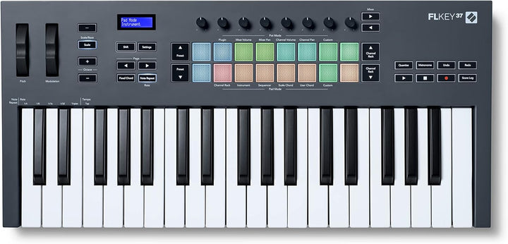 Novation FLkey 37 MIDI-Controller-Keyboard – Nahtlose Integration in FL Studio mit Akkord- und Skale