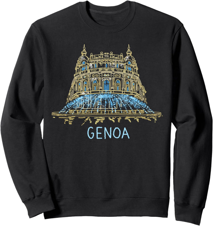 Genua Italien Kunstgeschenk Männer Frauen Sweatshirt