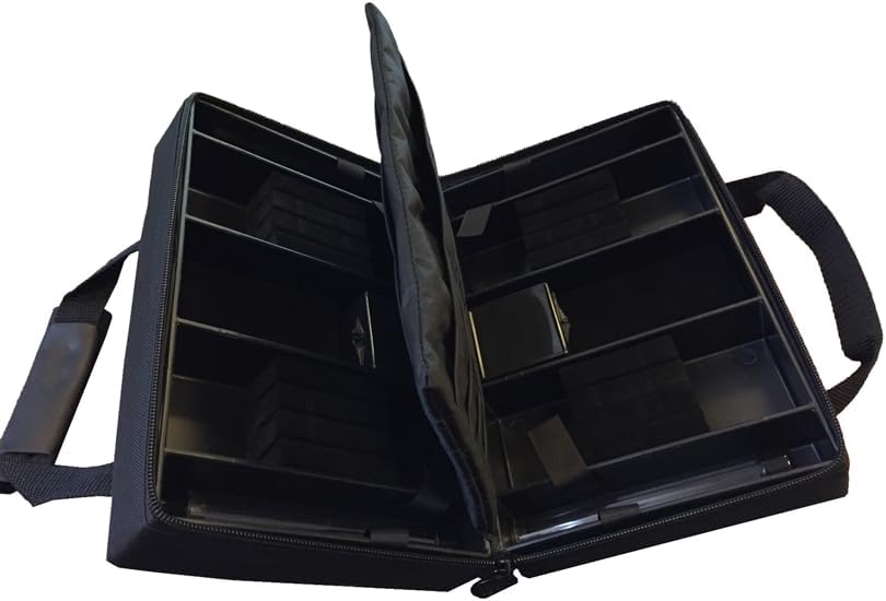 BULL'S Ubertas XL Hülle | Schwarz Carbon | Hochwertige Schutzhülle für ultimative Langlebigkeit