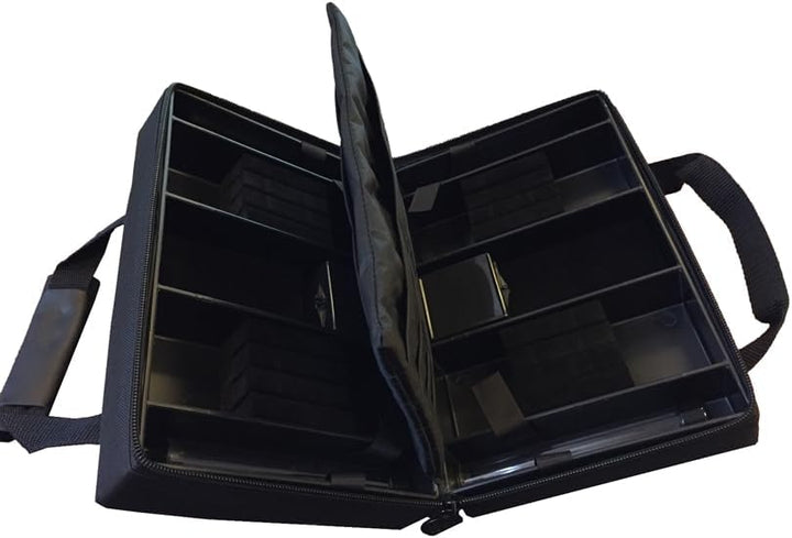 BULL'S Ubertas XL Hülle | Schwarz Carbon | Hochwertige Schutzhülle für ultimative Langlebigkeit