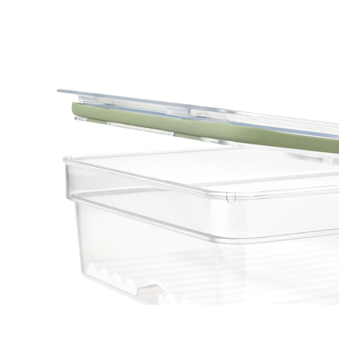 InterDesign IDESIGN Grosser kurzer Aufbewahrungsbehälter mit Einsatzschale, The Fresh Collection, 19