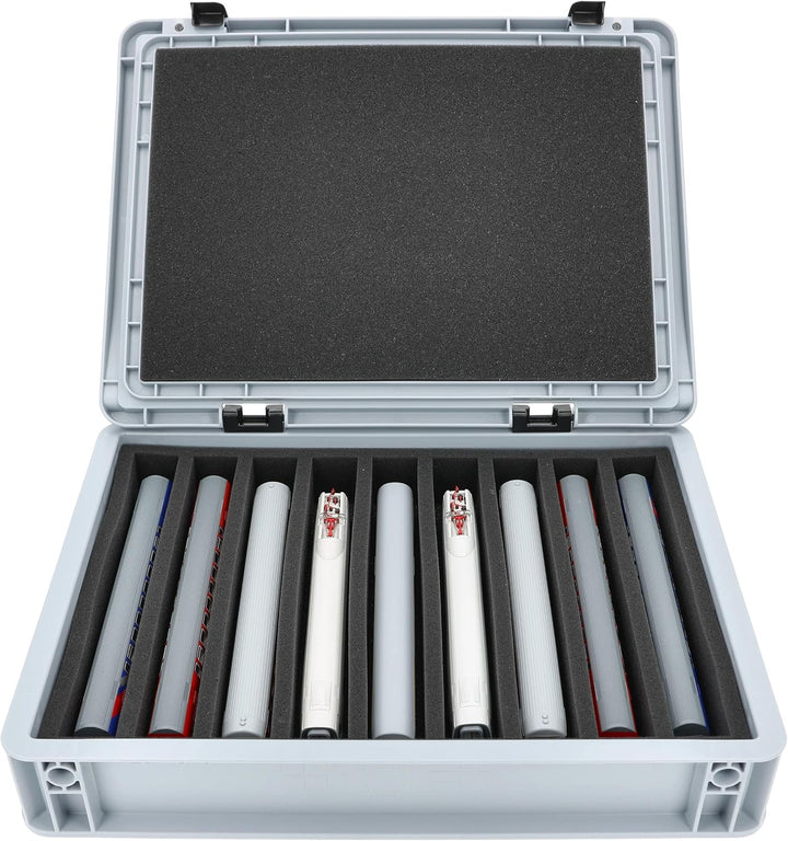 Feldherr Eurobox 40 x 30 cm Set für Modelleisenbahnen - Spur TT - 9 Fächer - Schaumstoffeinlage für