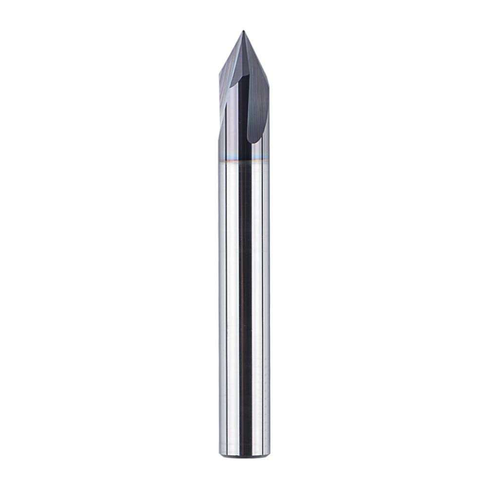 SpeTool Fasenfräser Gravierfräser 3 Flöten V Nutfräser 6mm Schaft 60 Grad VHM Gravierstichel Schaftf