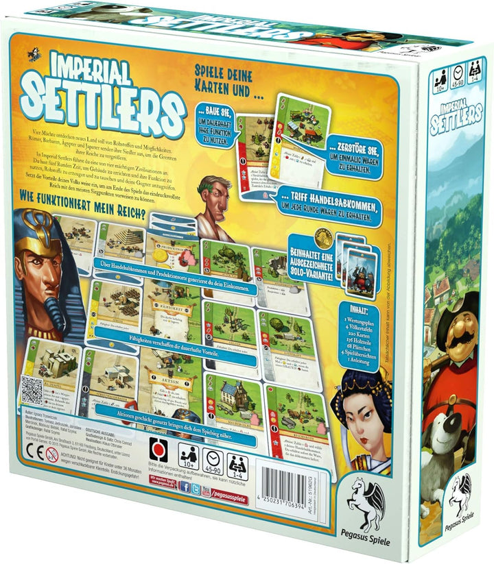 Pegasus Spiele 51962G - Imperial Settlers Single, Single