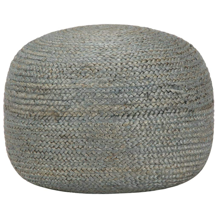 TEWTX7 Hand gestrickter Puff, Ottoman für Wohnzimmer und Schlafzimmer, Flechtoptik, Couch Hocker, Si