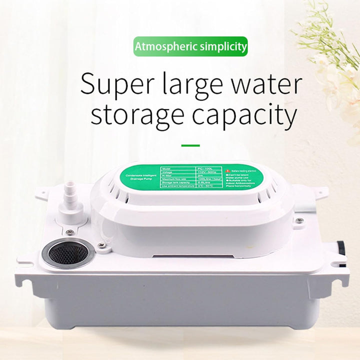 Kondensatpumpe, PC-100L Automatische-Ablaufpumpe, 500ml Lagertank mit Füllstand für Klimaanlage
