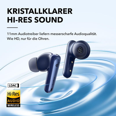 soundcore by Anker Liberty 4 NC Bluetooth-Kopfhörer mit Geräuschunterdrückung, 98,5% Noise Cancellin