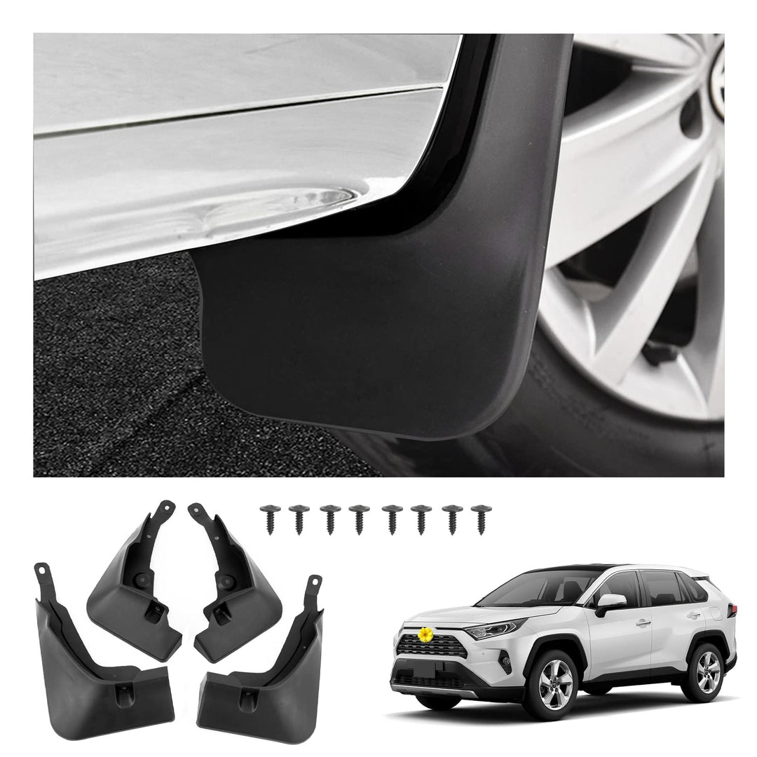 SharpCost (Upgraded) CDEFG Mud Flaps Splash Guards for RAV4 2019 2020 2021 2022 2023 Mudflap Fender